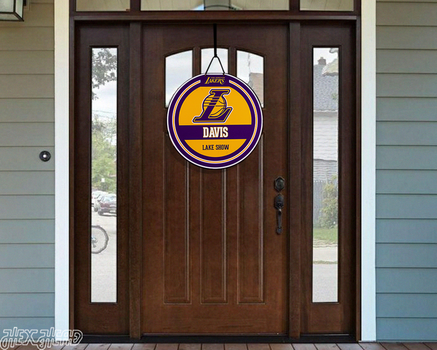 Los Angeles Lakers Personalized Monogram Metal Art