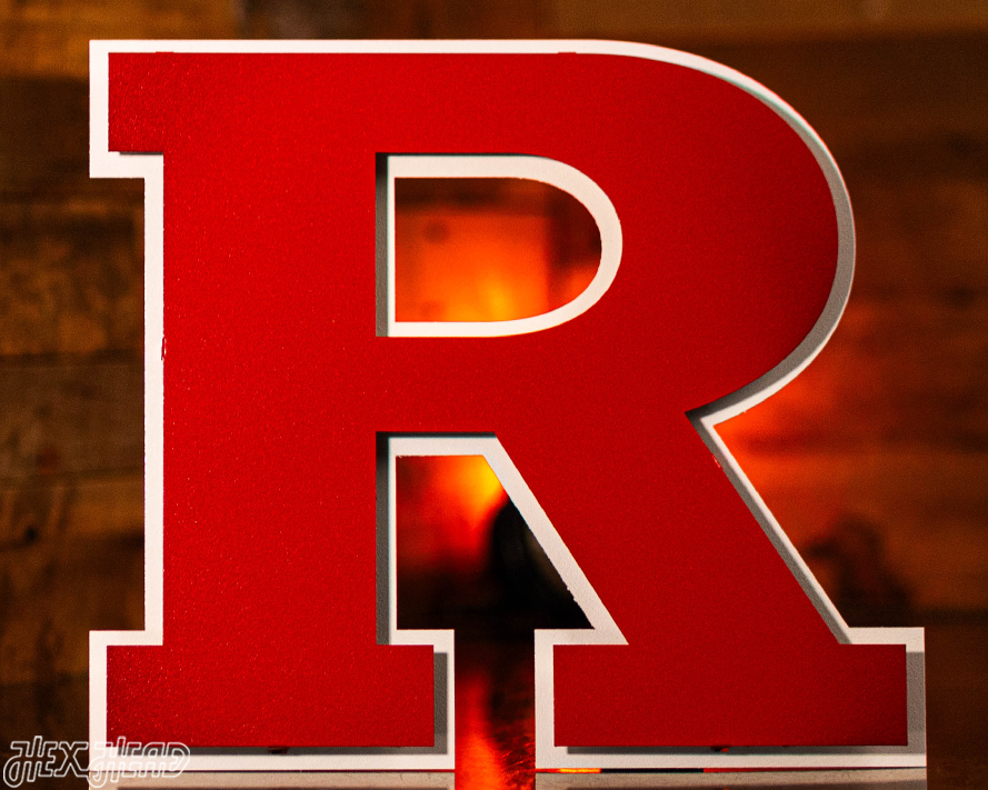 Rutgers Scarlet Knights "R" Metal Wall Art