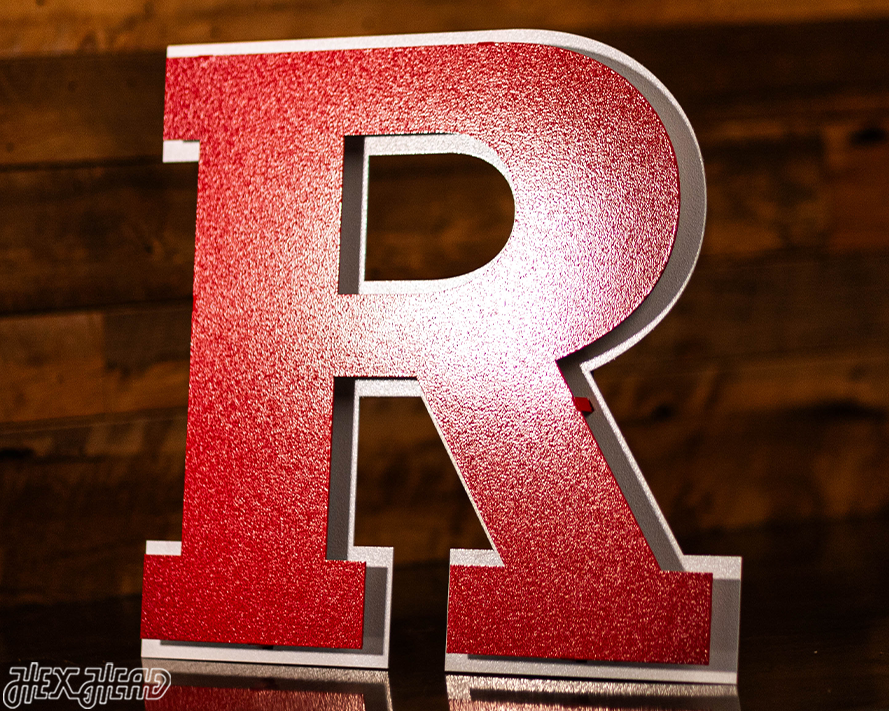 Rutgers Scarlet Knights "R" Metal Wall Art