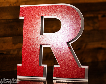 Rutgers Scarlet Knights "R" Metal Wall Art