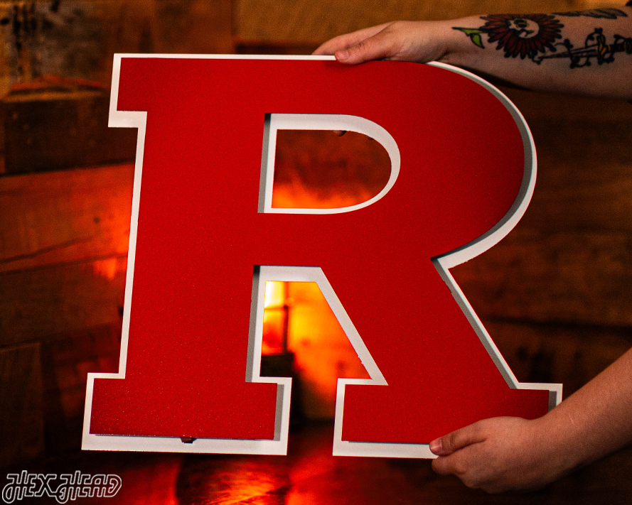 Rutgers Scarlet Knights "R" Metal Wall Art