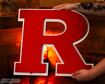 Rutgers Scarlet Knights "R" Metal Wall Art