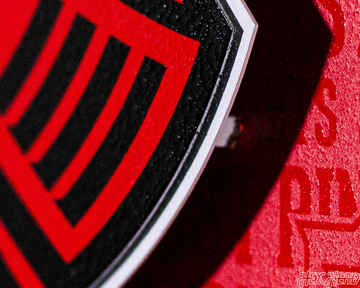 Rutgers Scarlet Knights CRAFT SERIES 3D Embossed Metal Wall Art