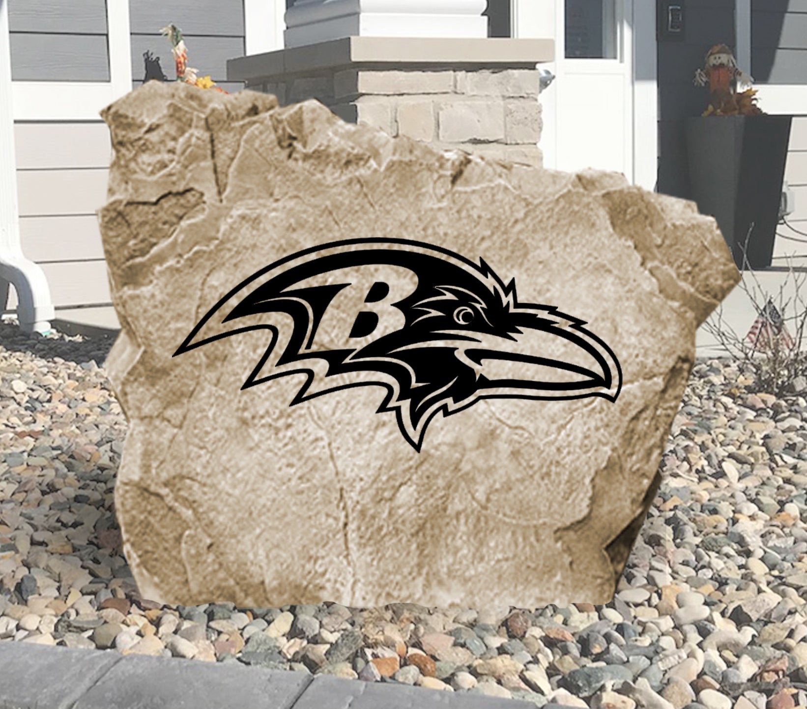 Baltimore Ravens Design-A-Stone Landscape Art