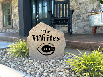 Cincinnati Reds Design-A-Stone Landscape Art Family Name