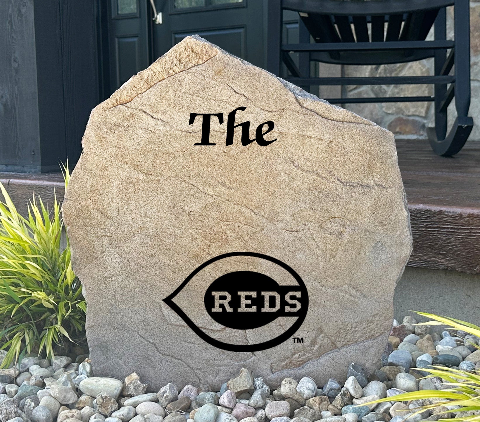 Cincinnati Reds Design-A-Stone Landscape Art Family Name