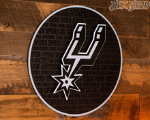 Load image into Gallery viewer, CRAFT SERIES - San Antonio Spurs 3D Embossed Metal Wall Art
