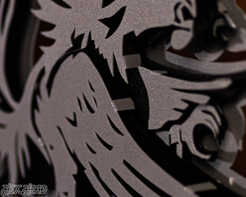 MONOCHROME - South Carolina Gamecocks "Block C" 3D Vintage Metal Wall Art