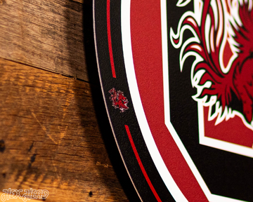 VARSITY Collection- SINGLE Layer South Carolina Gamecocks Metal Wall Art
