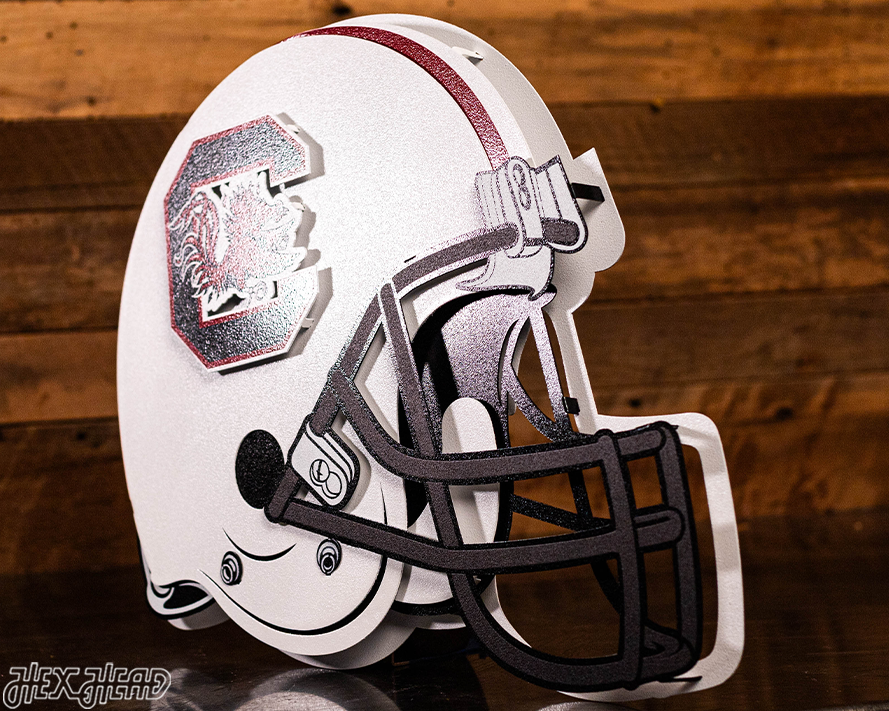 South Carolina Gamecocks BLITZ COLLECTION - 8 LAYER Helmet 3D Metal Wall Art