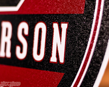 South Carolina Gamecocks Personalized Monogram Metal Art