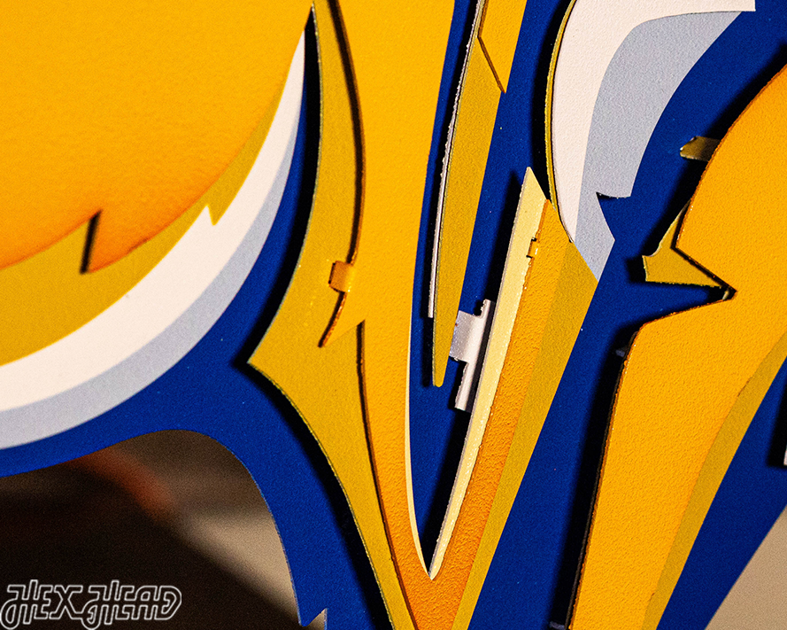 South Dakota State "JACKRABBIT" 3D Vintage Metal Wall Art