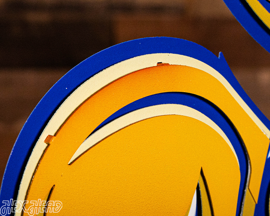 South Dakota State "JACKRABBIT" 3D Vintage Metal Wall Art