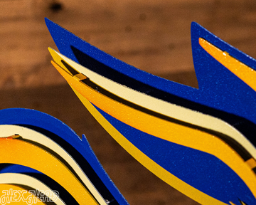 South Dakota State "JACKRABBIT" 3D Vintage Metal Wall Art