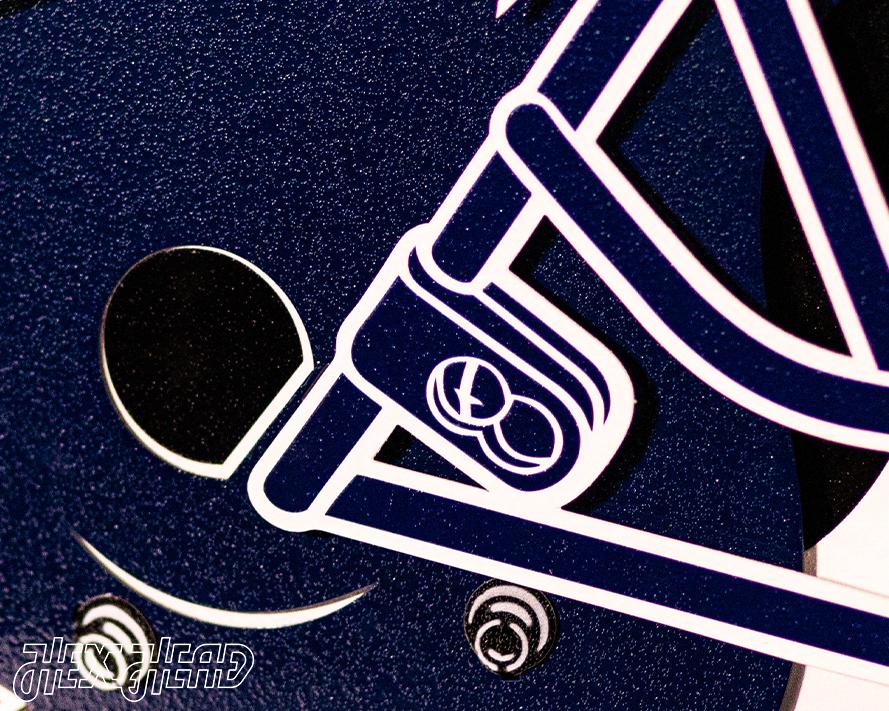 Seattle Seahawks BLITZ Collection - 8 Layer Helmet 3D Vintage Metal Wall Art