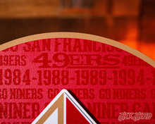 Load image into Gallery viewer, CRAFT SERIES - San Francisco 49ers 3D Embossed Metal Wall Art
