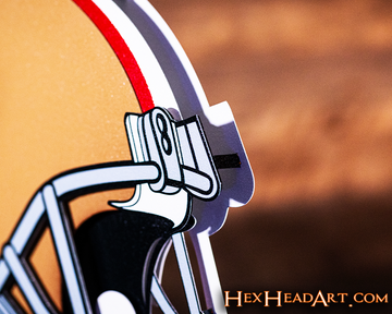 San Francisco 49ers BLITZ Collection - 8 Layer Helmet 3D Vintage Metal Wall Art