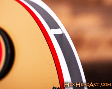 San Francisco 49ers BLITZ Collection - 8 Layer Helmet 3D Vintage Metal Wall Art