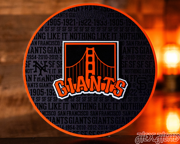 San Francisco Giants CRAFT SERIES 3D Embossed Metal Wall Art