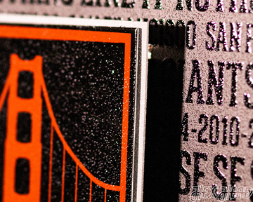 San Francisco Giants CRAFT SERIES 3D Embossed Metal Wall Art