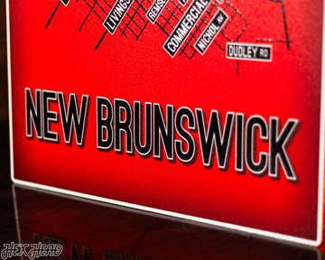 New Brunswick School Street Poster Single Layer Metal Wall Art