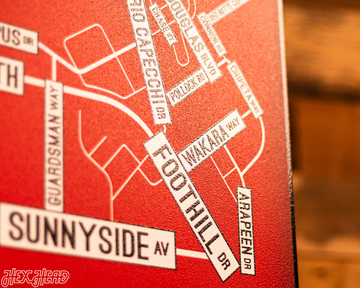 Salt Lake City School Street Poster Single Layer Metal Wall Art