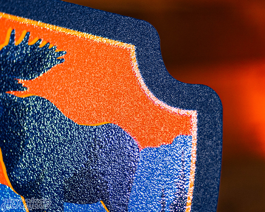 Alaska State Badge 3D Metal Wall Art