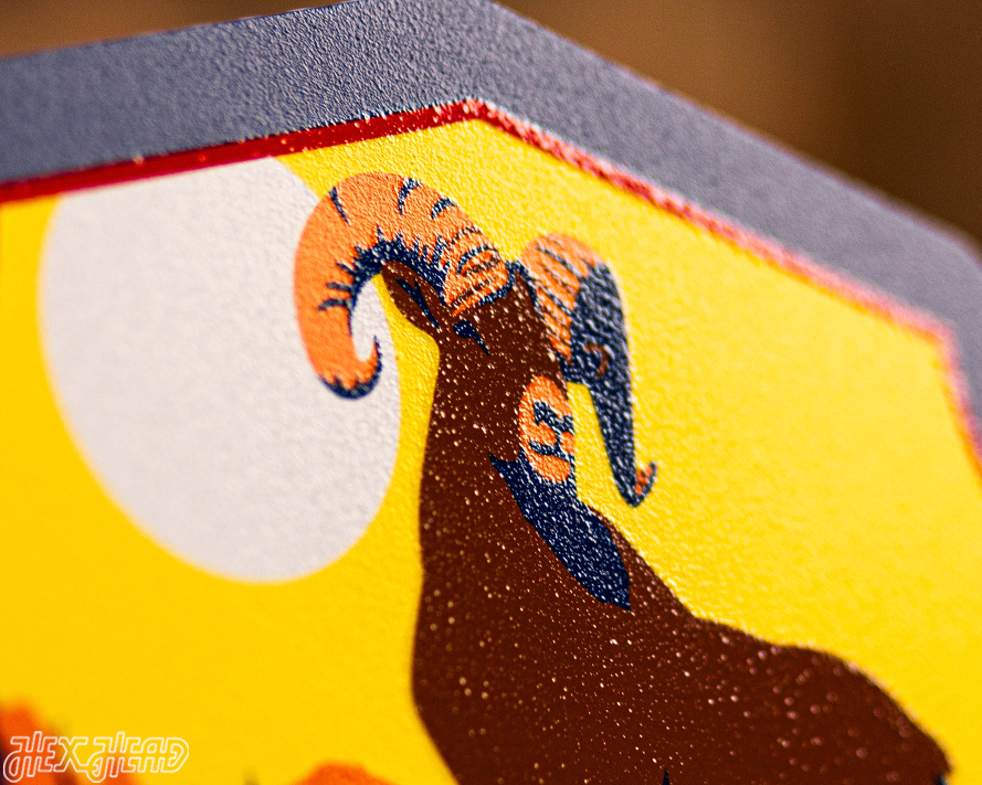 Colorado State Badge 3D Metal Wall Art