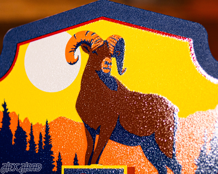 Colorado State Badge 3D Metal Wall Art