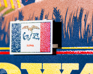 Iowa State Badge 3D Metal Wall Art