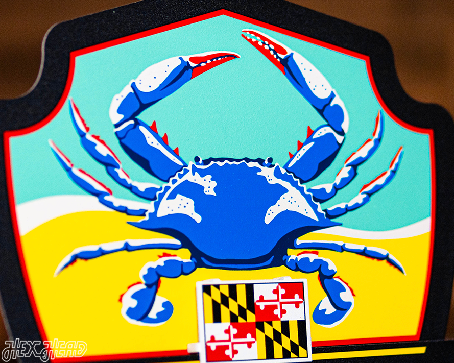 Maryland State Badge 3D Metal Wall Art
