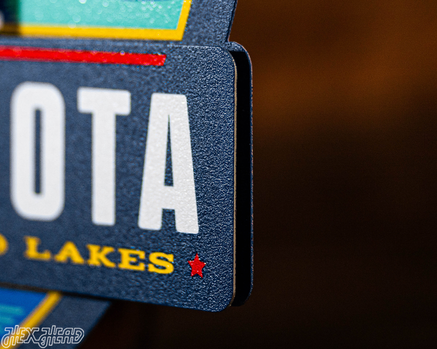 Minnesota State Badge 3D Metal Wall Art