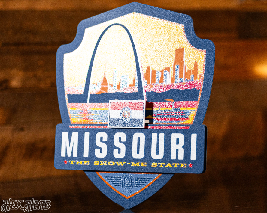 Missouri State Badge 3D Metal Wall Art