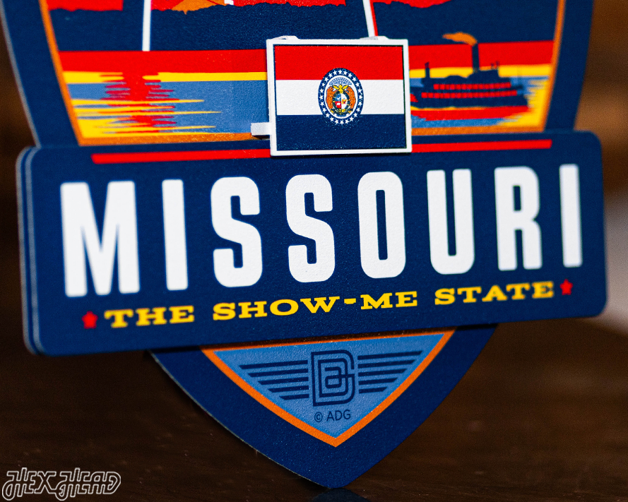 Missouri State Badge 3D Metal Wall Art