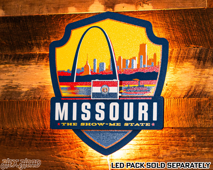 Missouri State Badge 3D Metal Wall Art