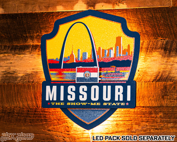 Missouri State Badge 3D Metal Wall Art