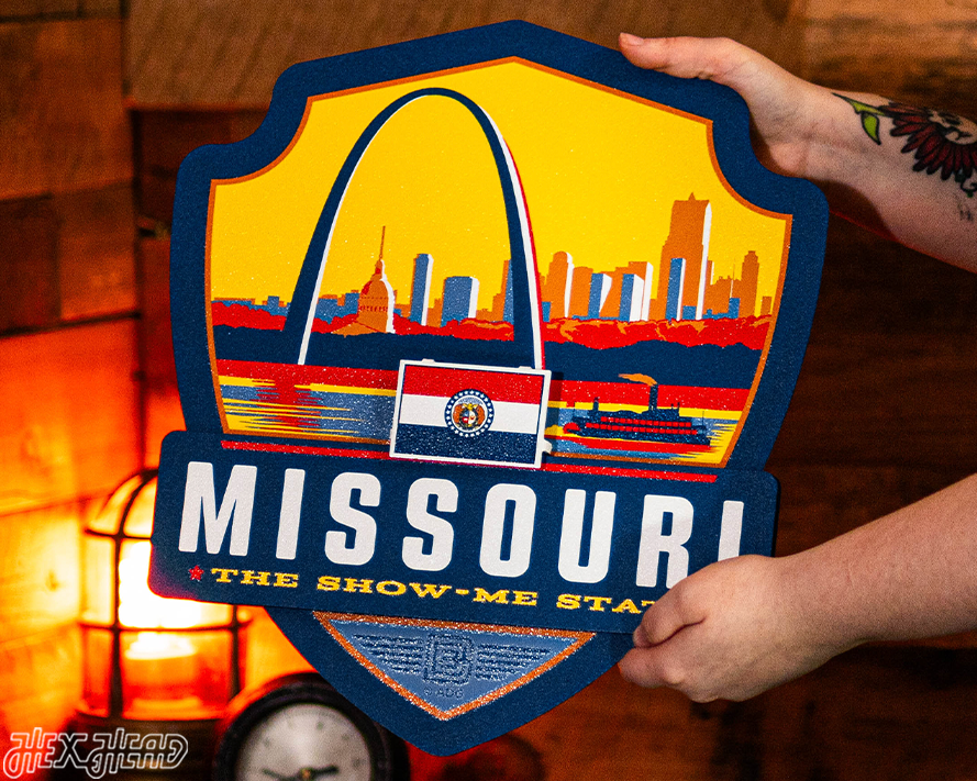 Missouri State Badge 3D Metal Wall Art