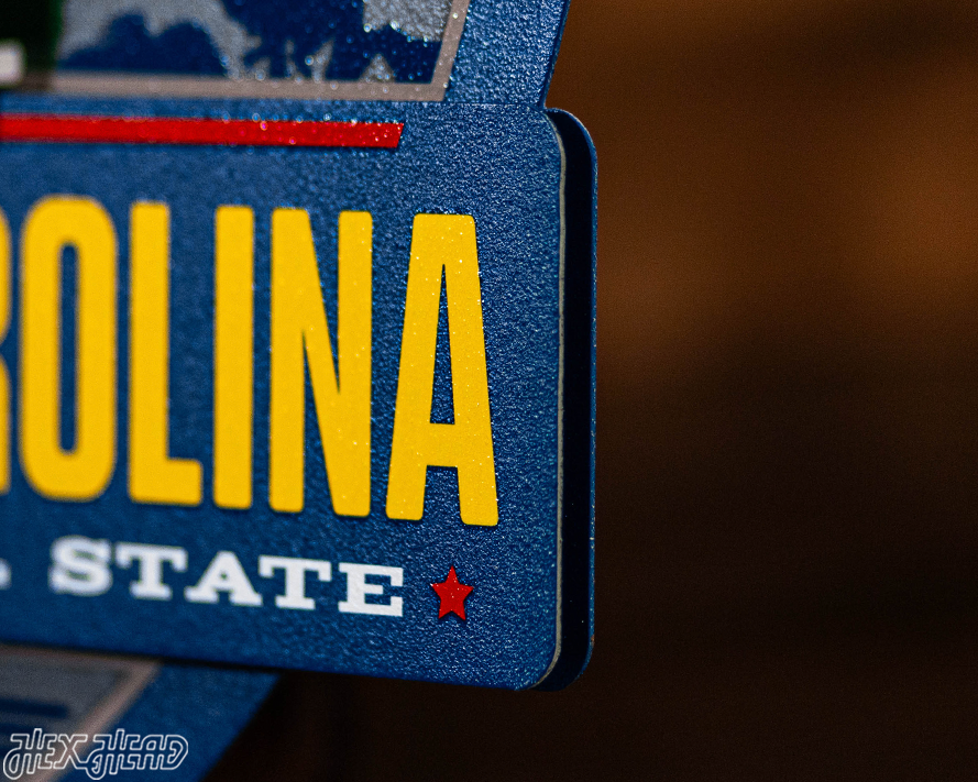 North Carolina State Badge 3D Metal Wall Art