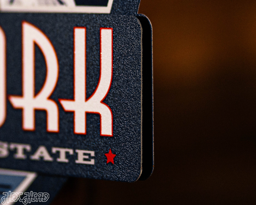 New York State Badge 3D Metal Wall Art