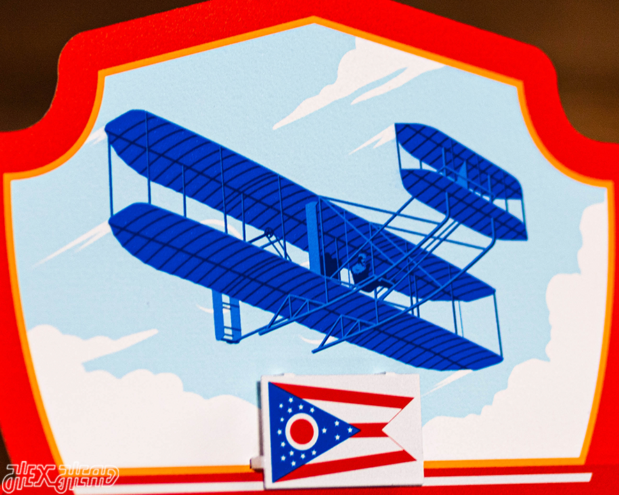 Ohio State Badge 3D Metal Wall Art