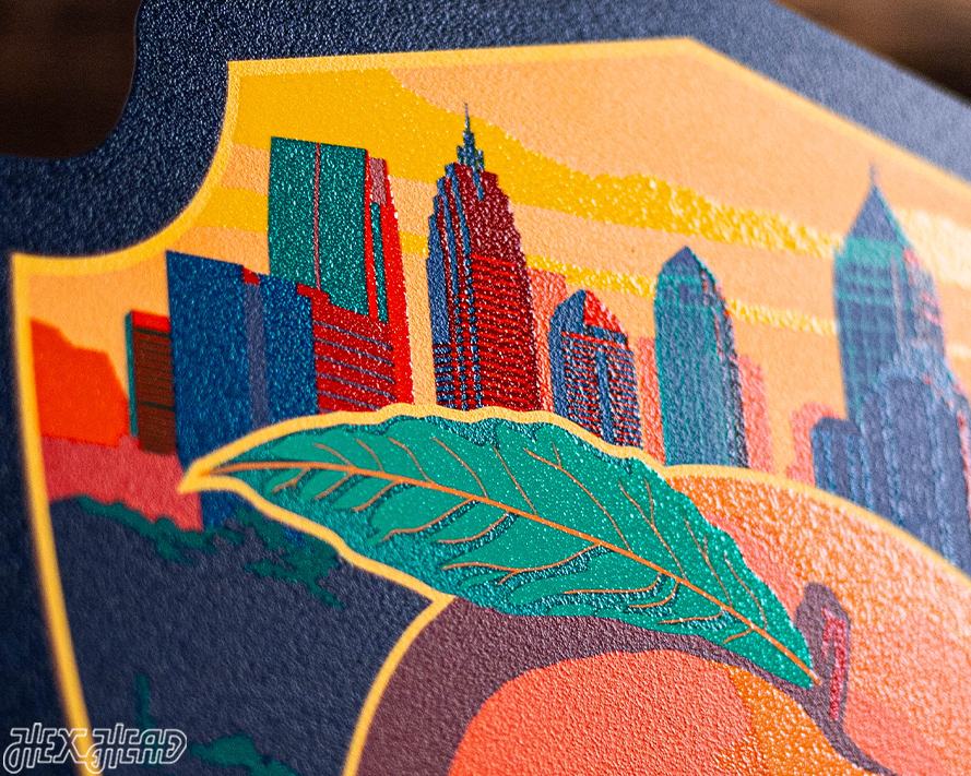 Georgia State Badge 3D Metal Wall Art