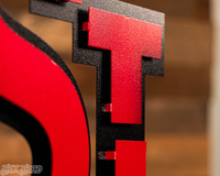 St John's Primary Logo 3D Vintage Metal Wall Art