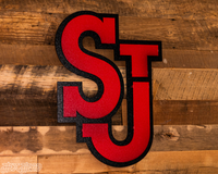 St John's Primary Logo 3D Vintage Metal Wall Art