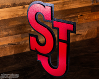 St John's Primary Logo 3D Vintage Metal Wall Art