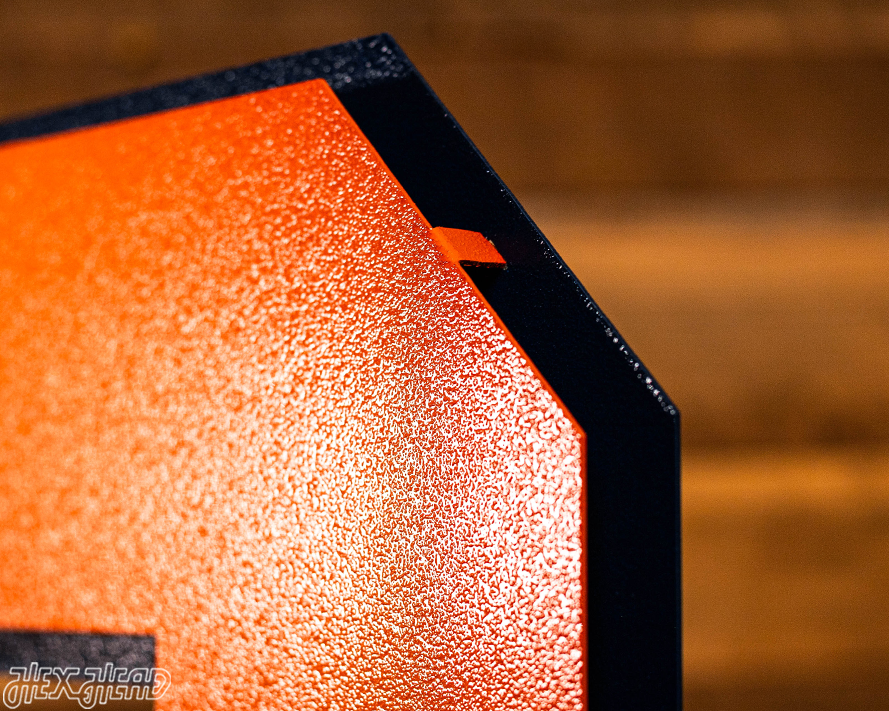 Syracuse Orange "S" 3D Vintage Metal Wall Art