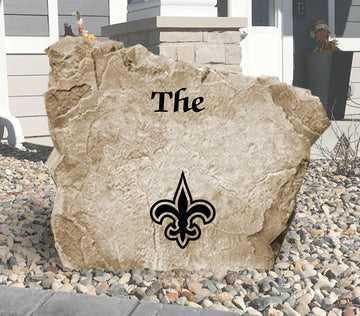 New Orleans Saints Design-A-Stone Landscape Art Family Name