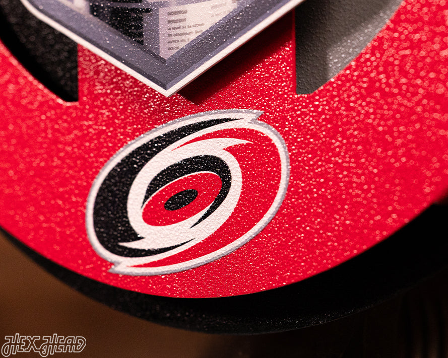 Carolina Hurricanes HEX HEAD EXCLUSIVE 2026 Stanley Cup 3D Metal Wall Art