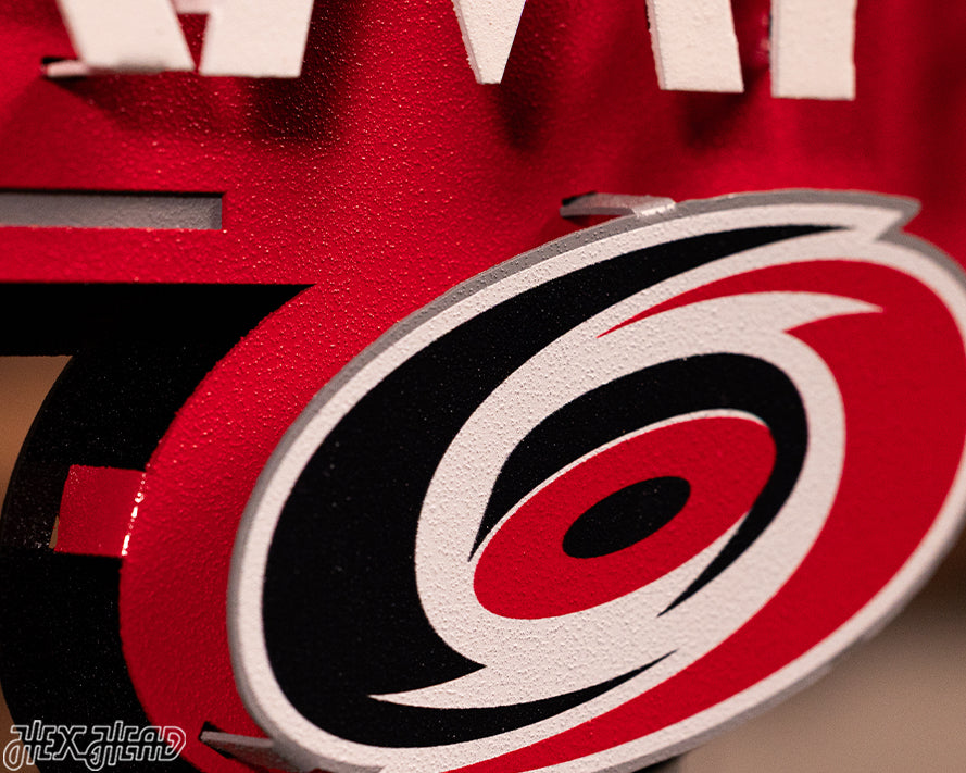Carolina Hurricanes OFFICIAL 2026 Stanley Cup 3D Metal Wall Art