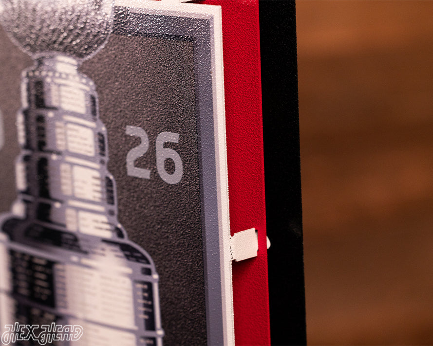 Carolina Hurricanes OFFICIAL 2026 Stanley Cup 3D Metal Wall Art