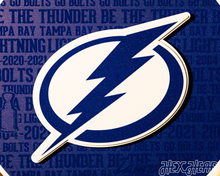 Load image into Gallery viewer, CRAFT SERIES - Tampa Bay Lightning NHL 3D Vintage Metal Wall Art
